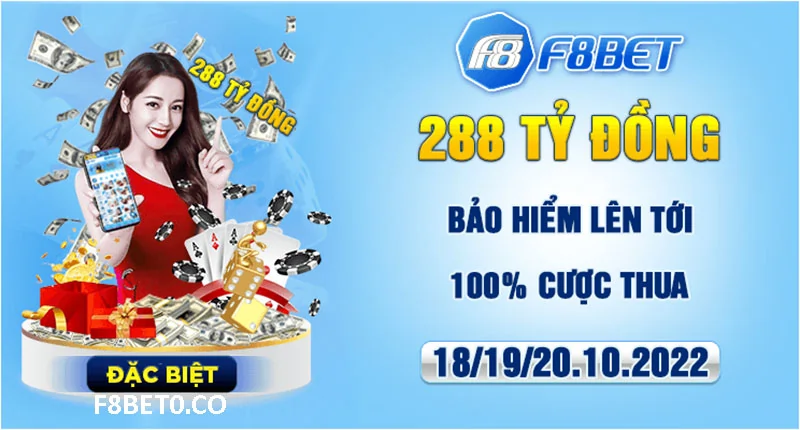 Bảo hiểm cược thua f8bet