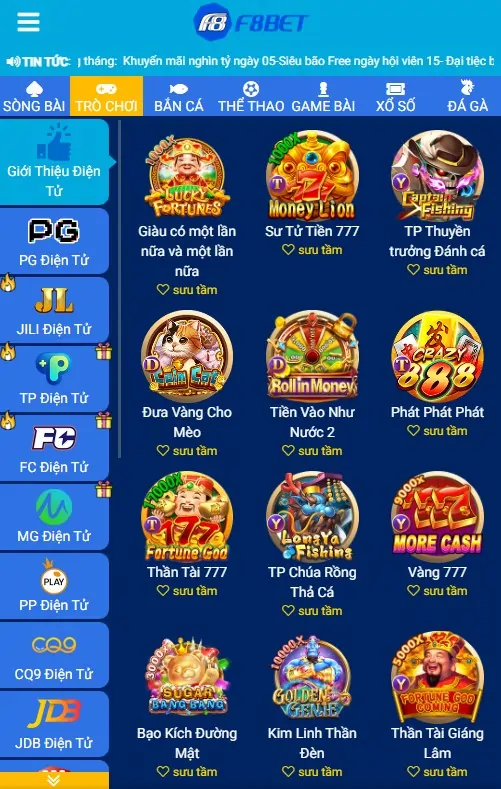 Nổ hũ slot F8bet